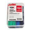 Heat Shrink Cable Management Kit Multicolour - Pack of 80