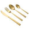 Cutlery Set Stainless Steel 16pcs - Brushed Brass