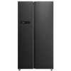 Ecomaster Stainless Steel Side by Side Fridge Freezer 592L - Black 