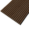 Acoustic Slat Wall Panels 1.44m² Cherry Wood  2x Panels - W 600mm x H 1200mm