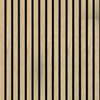 Acoustic Slat Wall Panels 3.24m² Natural Pine 2x Panels - W 600mm x H 2700mm
