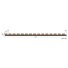 Acoustic Slat Wall Panels 3.6m² Natural Pine 2x Panels - W 600mm x H 3000mm