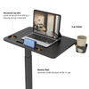 Laptop Desk with Adjustable Height - Black