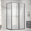 SS Gunmetal 1200mm Slide-In Shower Door Kit Only - RHS