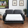 Walter 2 Seater Sofa Bed Charcoal