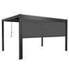 Retractable Blind Screen for Pergola - 2.7m x 2.1m