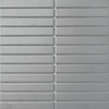 Porcelain Finger Mosaic Tiles 296 x 300mm - 22mm x 145mm - 24 (2x12) Grey