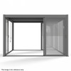 Sliding Glass Door 2.7 x 2.1m - Dark Grey