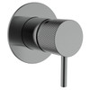 Diamond Shower Mixer All Pressure - Brushed Gunmetal