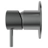 Diamond Shower Mixer All Pressure - Brushed Gunmetal