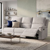 Arthur Recliner 3 Seater Sofa 1030mm Light Grey