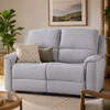 Arthur Recliner 2 Seater Sofa 1450mm Light Grey