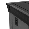 Outdoor Storage Shed 191x107x133cm - Grey and Black