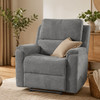 Arthur Recliner Lounge Suite Dark Grey - 3 Seater Sofa + 2 Armchairs