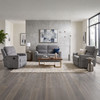 Arthur Recliner Lounge Suite Dark Grey - 3 Seater Sofa + 2 Armchairs