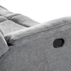 Arthur Recliner Lounge Suite Dark Grey - 3 Seater Sofa + 2 Armchairs