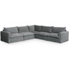 Brooks 5 Seater L-Shape Sofa 3320mm - Shadow