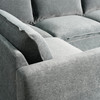 Brooks 5 Seater L-Shape Sofa 3320mm - Shadow