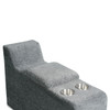 Brooks Modular Sofa Console Seat with Dual Cup Holder - Shadow