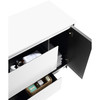 Vogue Zara Short Floor Vanity White with Countertop 1200mm