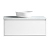 Vogue Hudson Wall Vanity with Artificial Marble Countertop 800mm