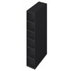 Rebon Wall Mounted Wine Rack 132mm Black Woodgrain