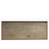 Vogue Hudson Wall Vanity Forest Grain with Countertop 1000mm