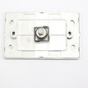 Slimline TV Socket Black - Universal