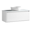 Vogue Hudson Wall Vanity with Artificial Marble Countertop 1000mm