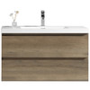 Soho Wall Vanity Forest Grain with Omega Top 900mm