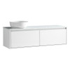 Vogue Hudson Wall Vanity with Artificial Marble Countertop 1400mm