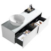 Vogue Hudson Wall Vanity with Artificial Marble Countertop 1400mm