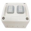 Double Outdoor Gang Switch 16A - Weatherproof