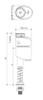 R&T Toilet Inlet Valve Bottom Entry + Plastic Shrank & Nut