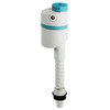R&T Toilet Inlet Valve Bottom Entry + Plastic Shrank & Nut