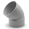 80mm x 45º DWV Plain Bend FxF