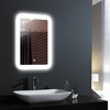 Vogue Frameless LED Cool White Mirror 600 x 750mm