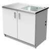 Vogue Alpine Laundry Cabinet with Removable 3 Baskets - 1000mm