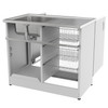 Vogue Alpine Laundry Cabinet with Removable 3 Baskets - 1000mm