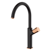 Huayi Vega Sink Mixer Black and Rose Gold