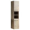 Vogue Fremont Bathroom Wall Side Cabinet 1600mm x 350mm Forest Grain