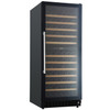 Vogue 320L Dual Zone Wine Cooler Black Glass