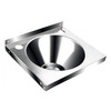 Wall Hung Wash Basin Stainless Steel Satin Finish - Square