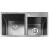 ZURICH Double Bowl Sink Insert Stainless Steel 780 x 430mm