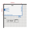 Vogue Pilar 1200x900mm Rectangle Left Hand Shower