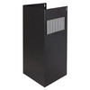 Rangehood Chimney 40cm Extension Black