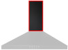 Rangehood Chimney 40cm Extension Black