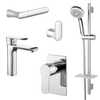 Standard Chrome Tapware & Accessories Combo