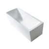 Vogue Milano Freestanding Bath 1500mm Right hand