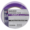 TDX Washi Painter Tape - Purple - 24mm